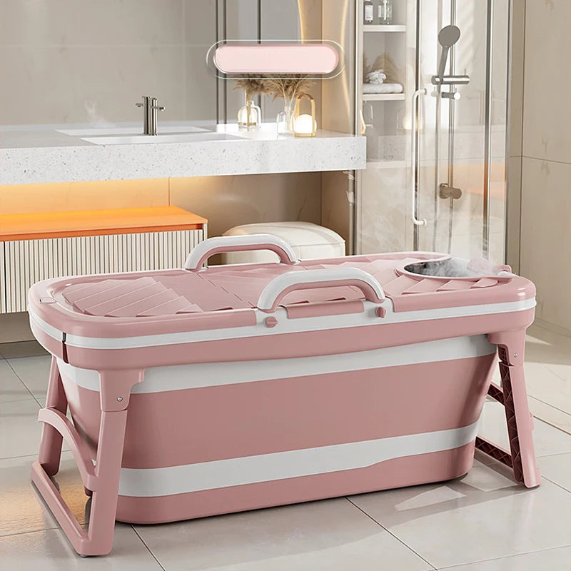Automatic Heating Tub Foldable Soaking Tub Adult Bathtub Constant Temperature Bath Tub Household Bathtub