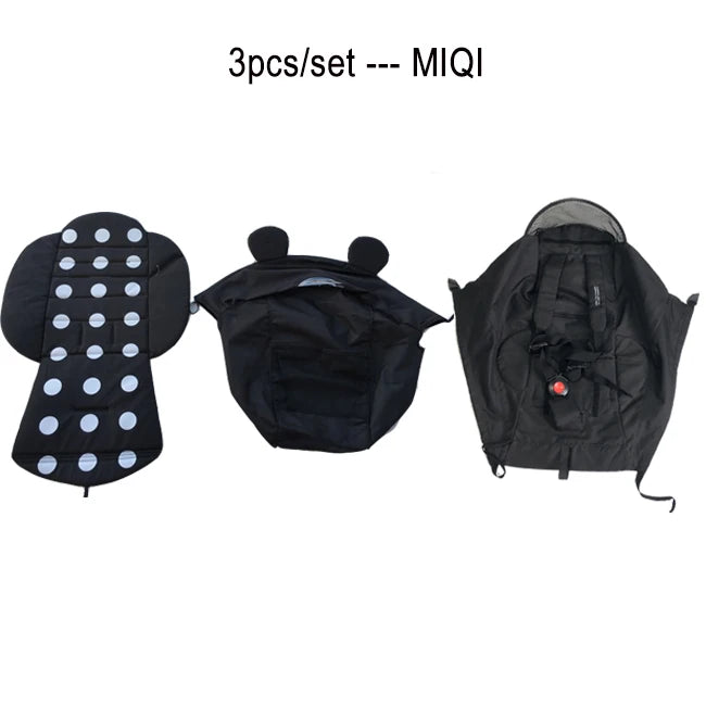 COLU KID® Baby Stroller Accessories Canopy Hood Sunshade 175° Seat Cushion Cotton Liner Pad for Babyzen Yoyo2 Yoya YOYO 2
