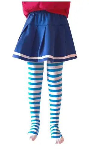 Halloween girl striped pantyhose holiday party costume props pantyhose