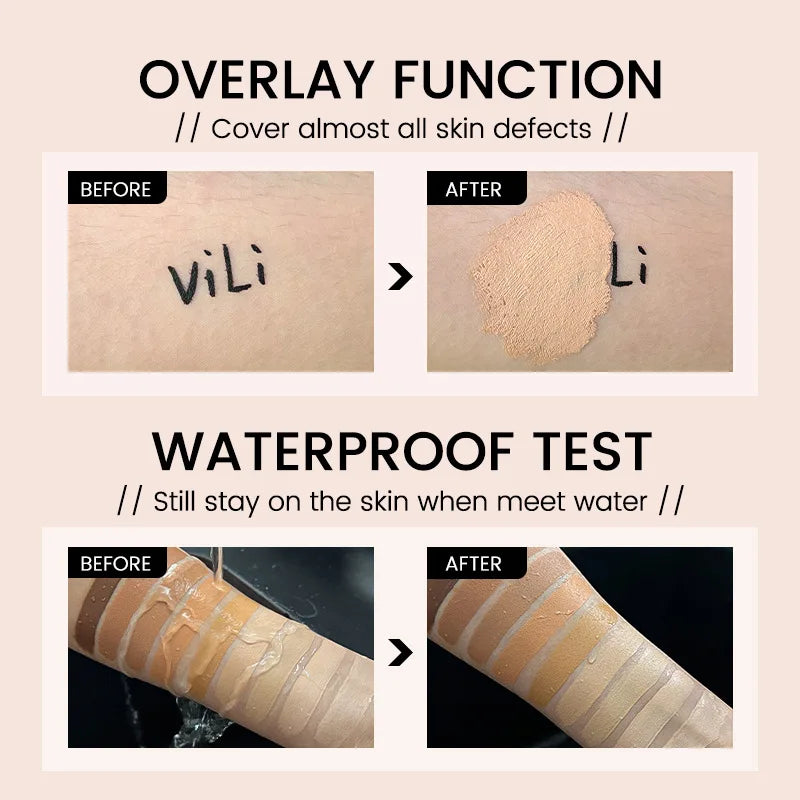 Manufacture OEM High Quality Foundation Liquid Full Cover Long Lasting Private Label Matte Waterproof Makeup Foundation