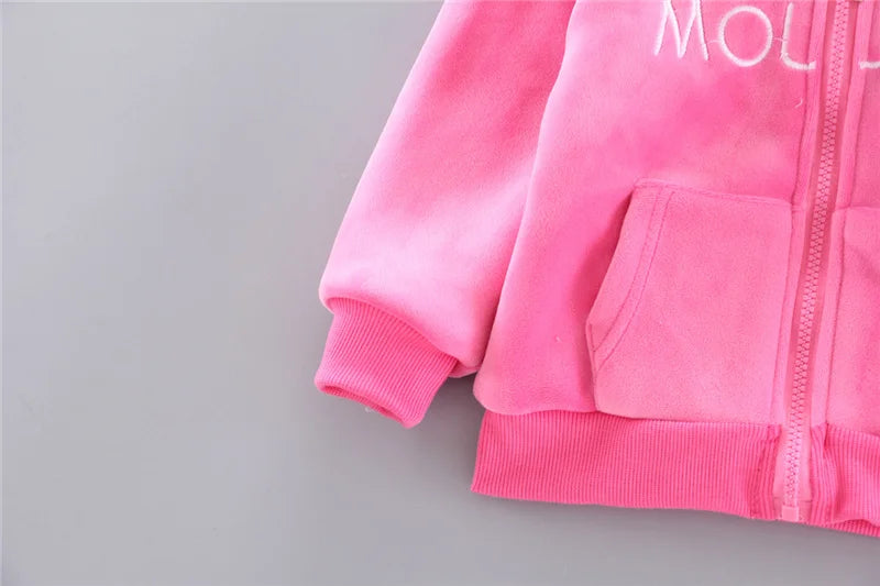 Toddler Girls Clothes Suit 2023 Autumn Winter Kids Costume Hoodie Top+Pant 2pcs Outfit Children Clothing For Boys Sets 1-4 Years