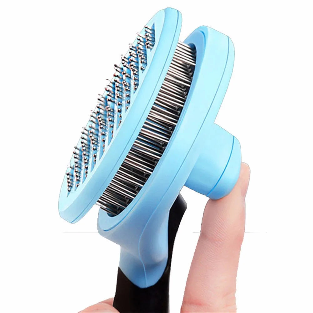 Pet Hair Comb for Cat Dog Hair Remover Double-sided Easy Deshedding Brush for Cat Grooming Tool for Long Small Hair Dog