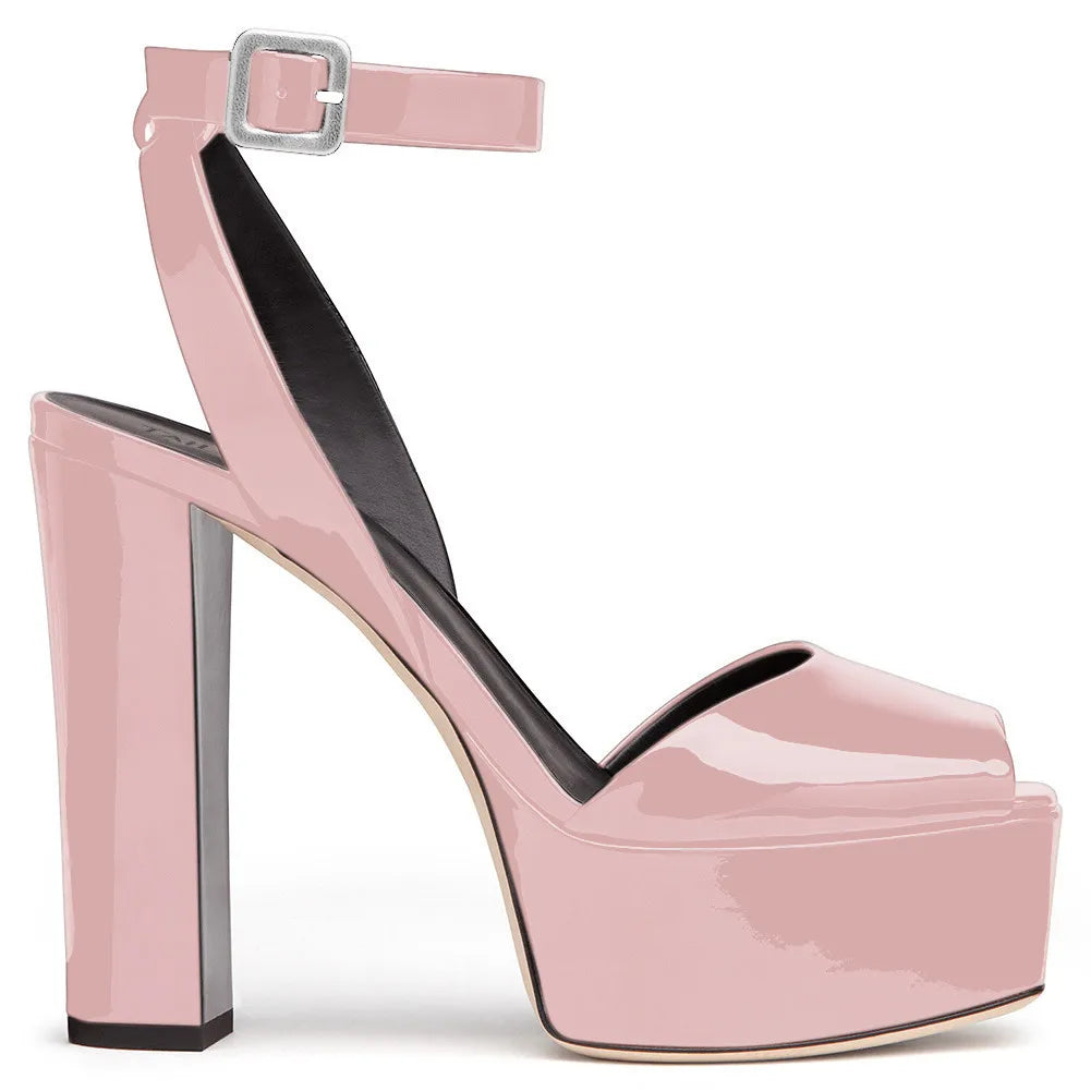 【Measure your feet length before order】Luxury Women High Heel Sandals Platform Sexy Evening Party Dress Summer Lady Shoes C-SL-2