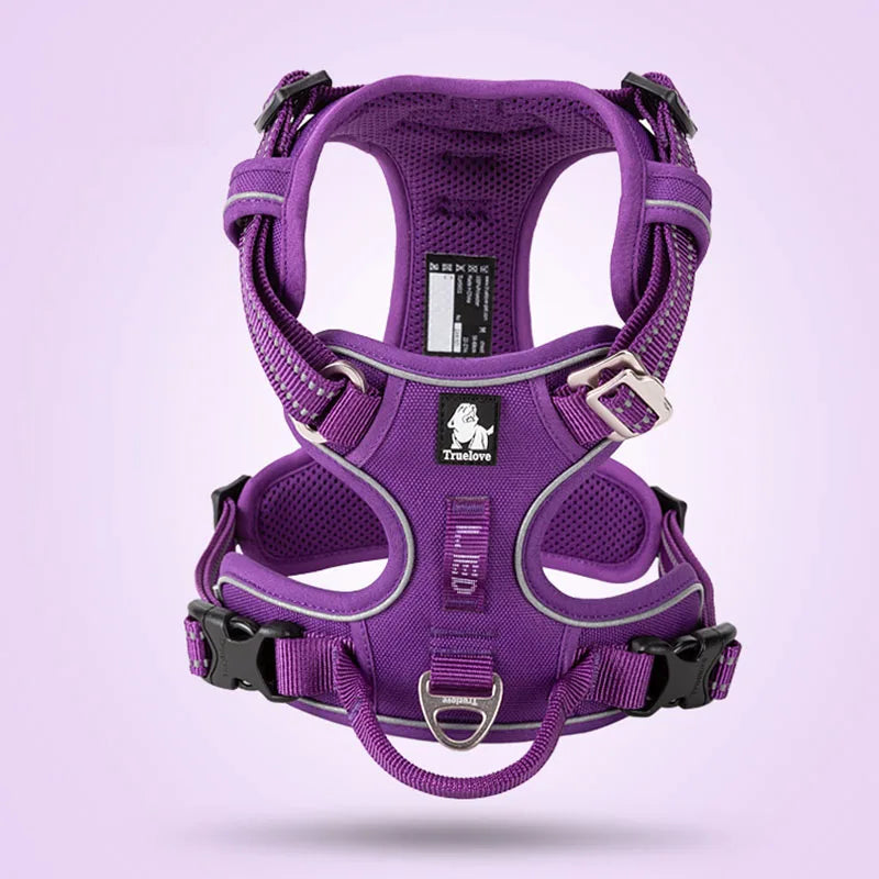 Truelove Dog Harness No Pull Vest Soft Adjustable Safety Harness For Dog Small Large Running Training French Bulldog Front Nylon