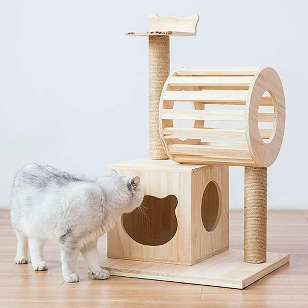 DIY Cat Scratcher Rope Twisted Sisal Rope Replacement Cat Tree Scratching Toy Cat Climbing Frame Binding Rope