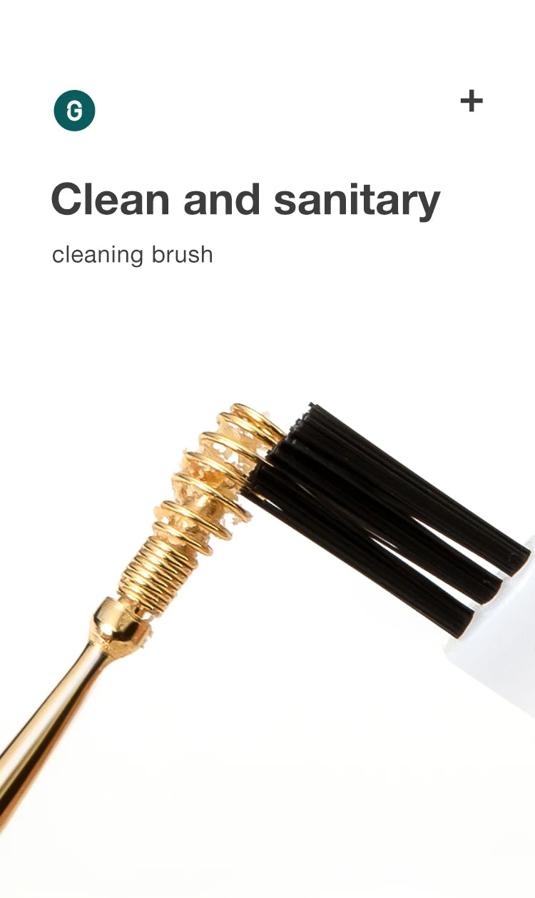 MR.GREEN Ear Wax Removal 360° Spiral Massage Ear Pick Ear Canal Cleaner Stainless Steel Flexible Design Ear Care Tools