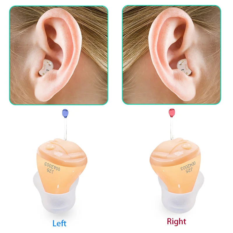 Hearing Aid Audifonos Ear Sound Amplifier J25 Super MINI Hearing Aids for Elderly/Deaf Hearing Amplifier