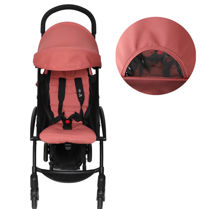 175° Stroller Hood&Seat Liner For Babyzen Yoyo Canopy Cover Cushion Fit YOYO2/YOYA Pram Sunshade 1:1 Fabric Stroller Accessories