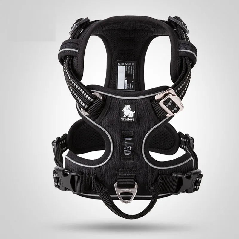 Truelove Dog Harness No Pull Vest Soft Adjustable Safety Harness For Dog Small Large Running Training French Bulldog Front Nylon