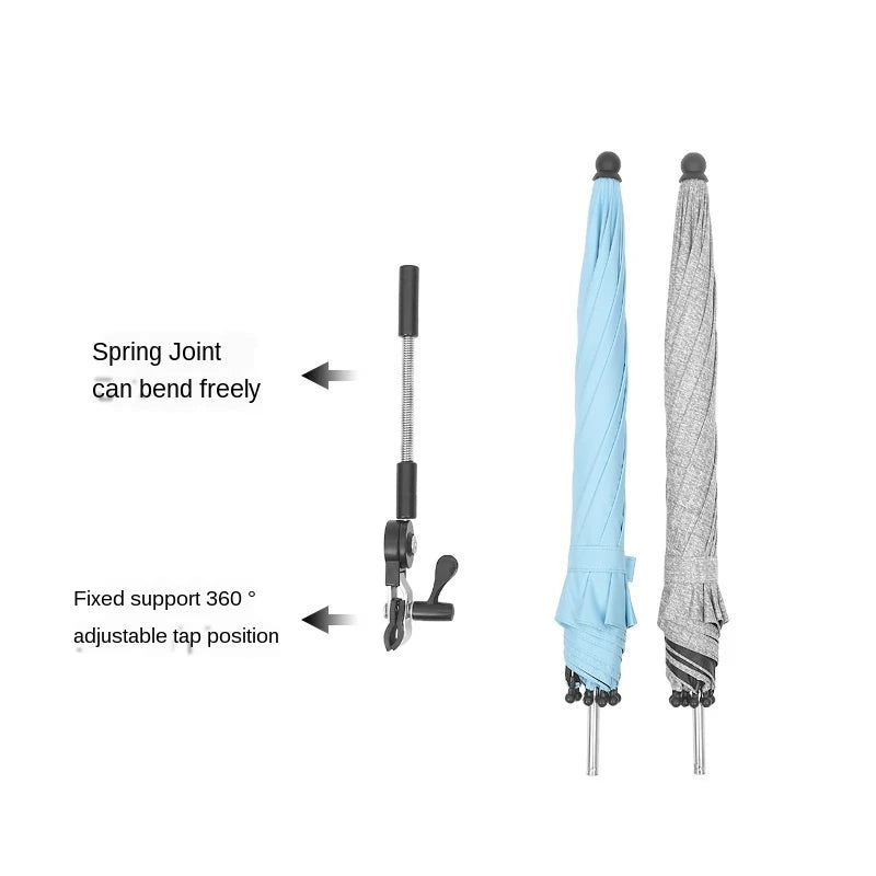 Universal 95% Baby Stroller Accessories UV Protection Umbrella 360 Degrees Adjustable Sunshade Sun Visor Canopy Cover
