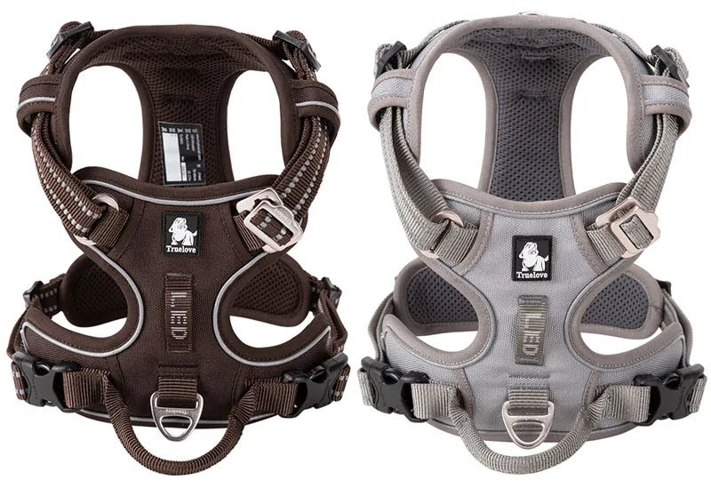 Truelove Dog Harness No Pull Vest Soft Adjustable Safety Harness For Dog Small Large Running Training French Bulldog Front Nylon