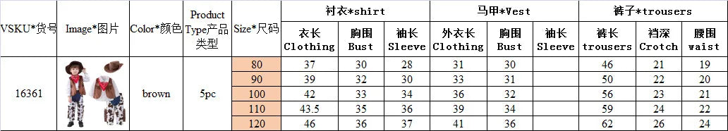 New fashion Baby boy romper costume infant toddler cowboy clothing set hat+scarf+romper halloween purim event birthday outfits