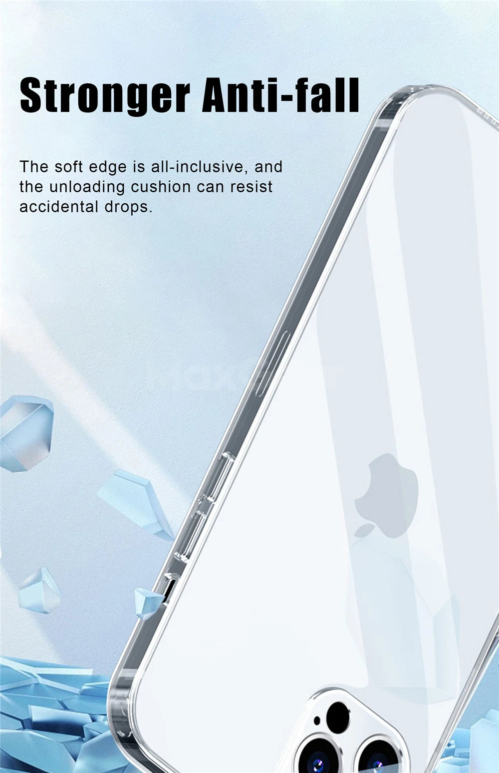 360 Full Body Front Back Protective Case For iPhone 16 15 12 13 14 11 Pro Max Mini X XR XS Plus Soft Hard Transparent Cover