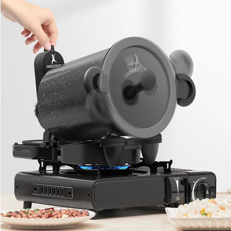 Home & Outdoor Multifunctional Cooking Machine - 360° Rotating Fried Rice, Fried Noodle & Barbecue Tool