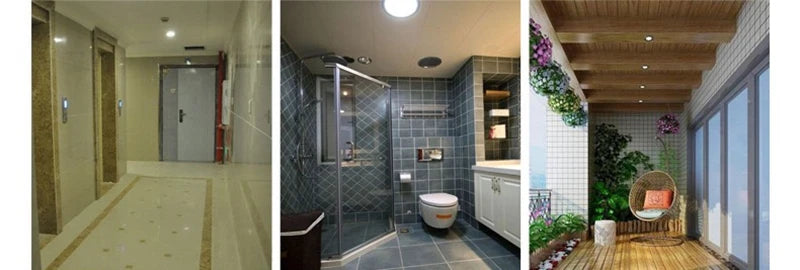 AC200-240V Emergency Lamp Home Power Outage Emergency Lights Recharging Downlight Human Sensor Control Round Indoor Led Lamp