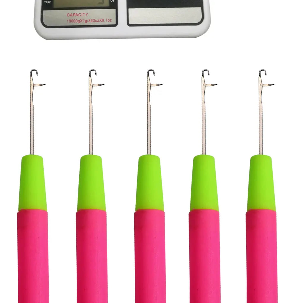Jumbo Braiding Plastic Latch Crochet Hook Needle for Dreadlock Hair Weaving Extension Tool Knitt Making