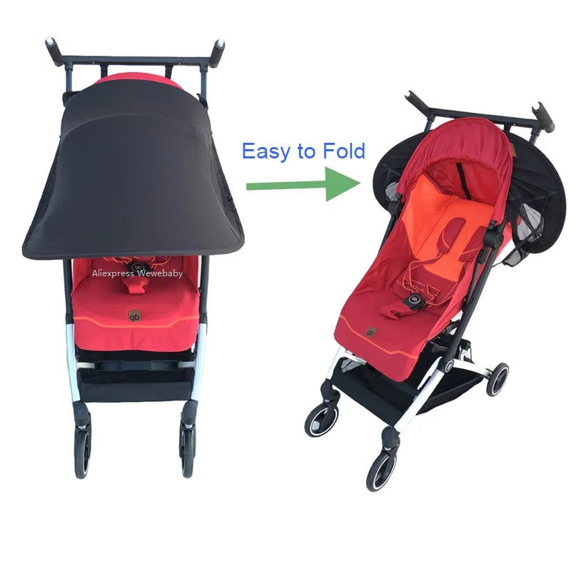 COLU KID® Baby Stroller Accessories Sun shade Sun Visor Extend Canopy Cover for Cybex Libelle and gb POCKIT+ All City