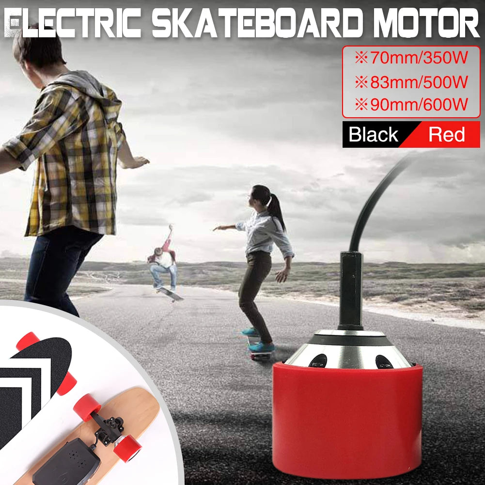 DIY Electric Skateboard Motor Electric Skateboard Accessories Wireless Sensor Remote Controller Drive 70mm 83mm 90mm Kit