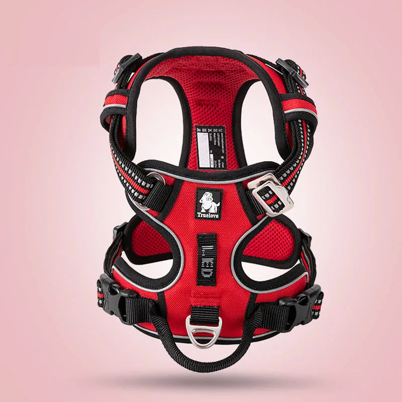 Truelove Dog Harness No Pull Vest Soft Adjustable Safety Harness For Dog Small Large Running Training French Bulldog Front Nylon