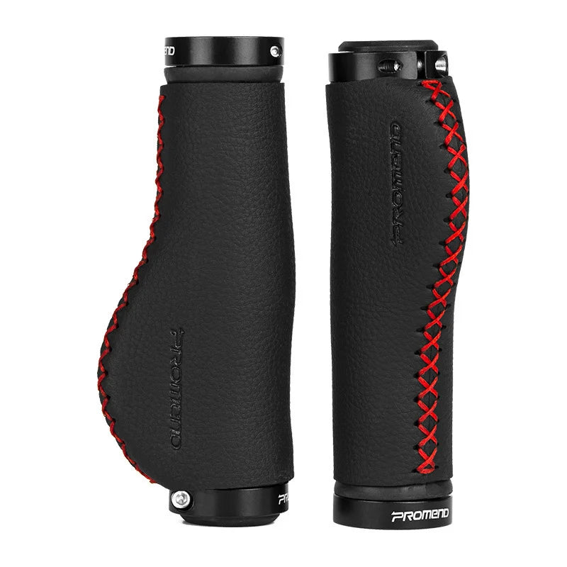 1 Pair Cycling Bike Grips Fiber Leather Mtb Handlebar Cover Grips Smooth Soft  Anti-slip Handle Grip Aluminum Lock Bike Part