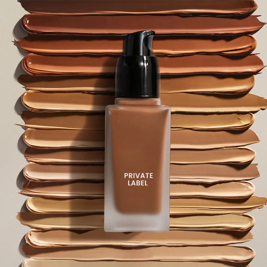 Manufacture OEM High Quality Foundation Liquid Full Cover Long Lasting Private Label Matte Waterproof Makeup Foundation