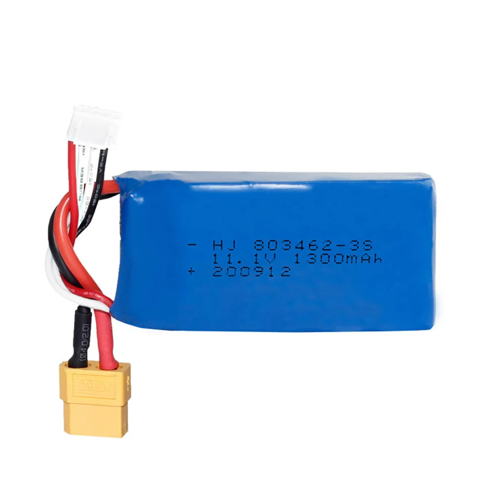 3s lipo battery 11.1V 1300mAh Battery For Wltoys X450 FPV RC Drone Spare Part 11.1v Rechargeable Batteries XT60 For Wltoys X450