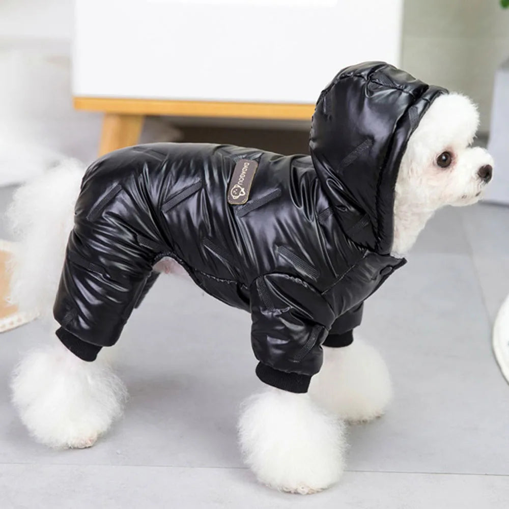 Fashion Dog Clothes Warm Thickening Dog Jacket Windproof Coat Outfit Puppy Down Jacket Winter Pet Dog Clothing Overalls for Cats