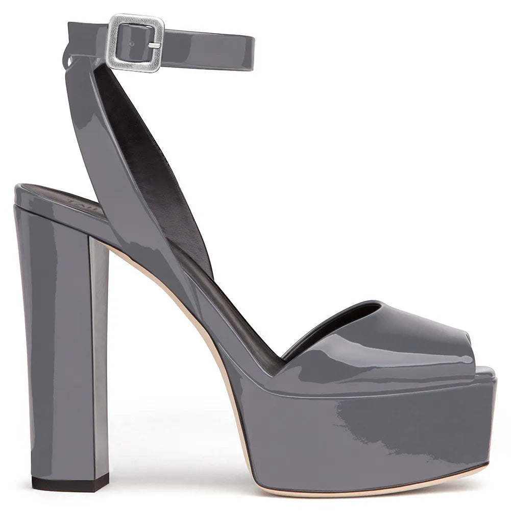 【Measure your feet length before order】Luxury Women High Heel Sandals Platform Sexy Evening Party Dress Summer Lady Shoes C-SL-2