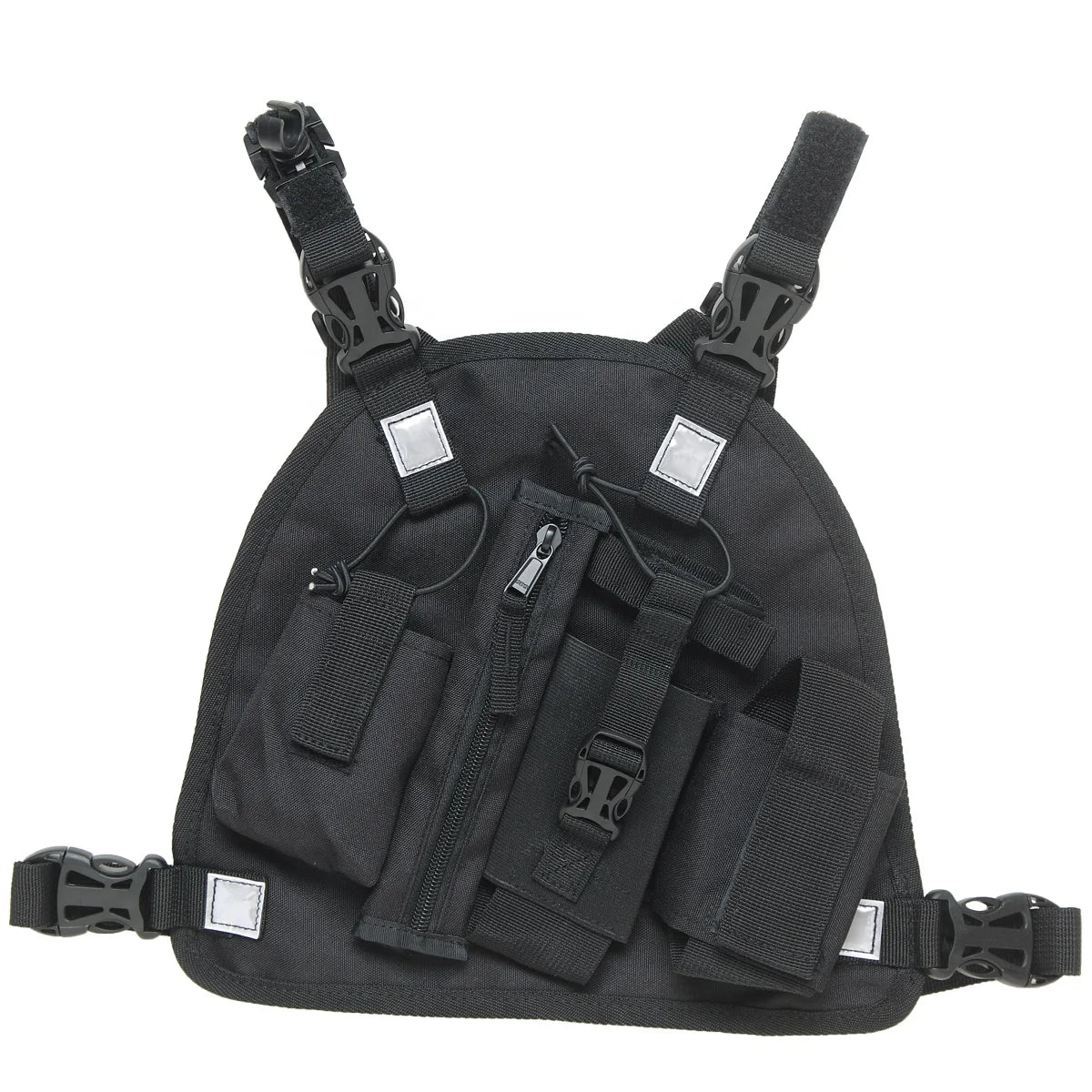ABBREE Harness Chest Front Pack Pouch Holster Carry Bag For Baofeng UV-5R UV-82 UV-9R Plus BF-888S TYT Motorola Walkie Talkie