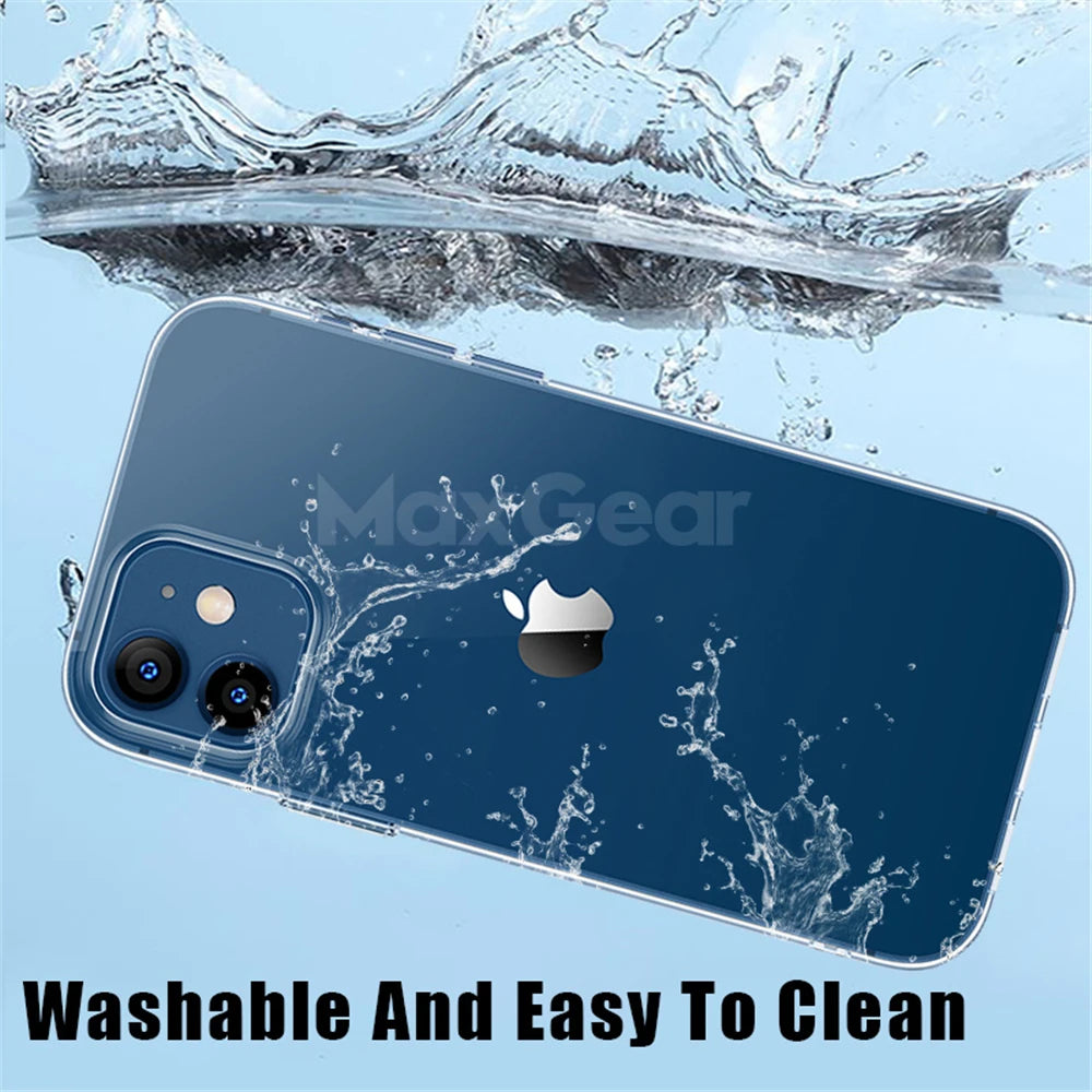 360 Full Body Front Back Protective Case For iPhone 16 15 12 13 14 11 Pro Max Mini X XR XS Plus Soft Hard Transparent Cover