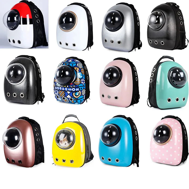 High Quality Window Transport Carrying Breathable Travel Bag Bubble Astronaut Pet Dog Space Capsule Cat Carrier Backpack