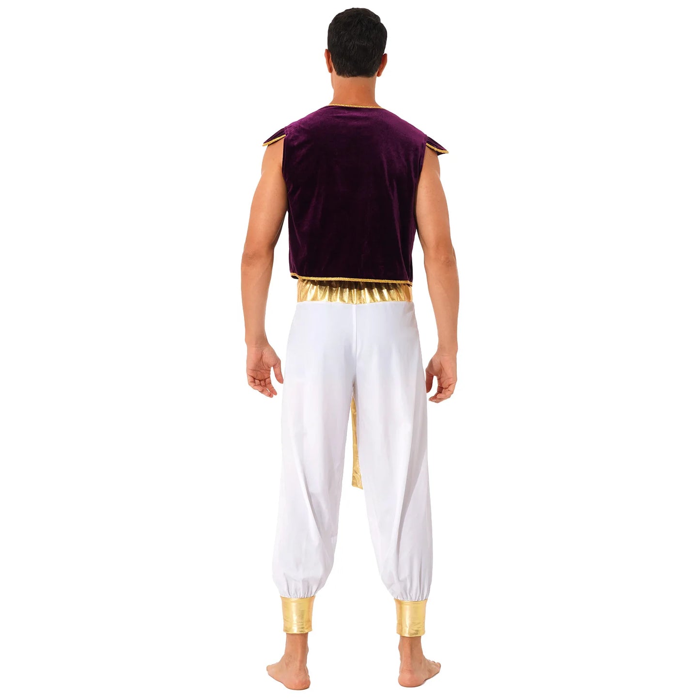 Halloween Adult Cosplay Complete Set Ancient Greek God Gladiator Clothing Mythical Prince Aladin Party Performance Costume