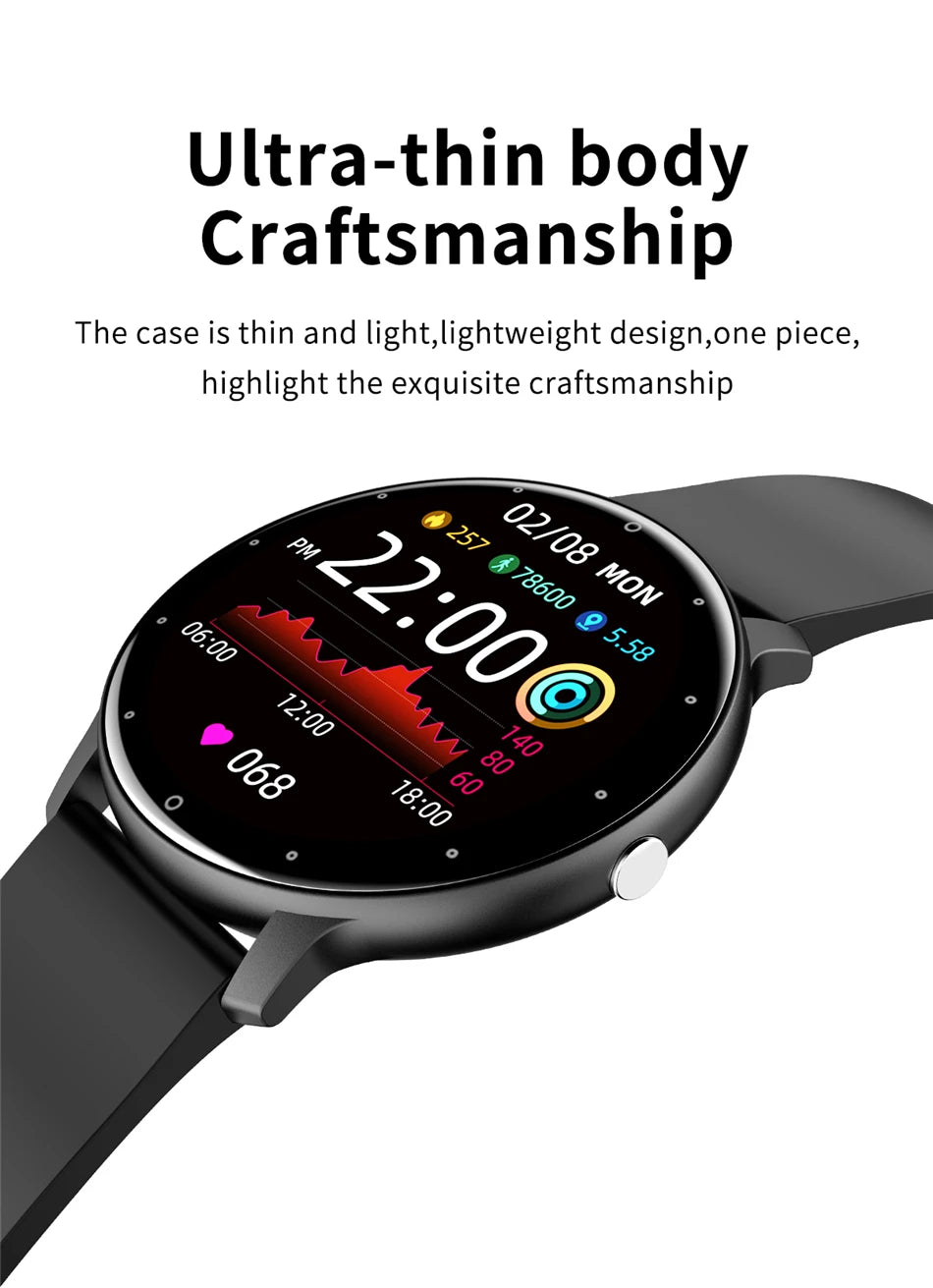 LIGE 2026 New Smart Watch Men Full Touch Screen Sport Fitness Watch IP67 Waterproof Bluetooth For Android ios smartwatch Men+box
