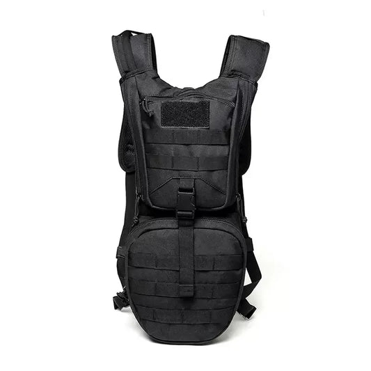 Unisex Nylon Waterproof Tactical Backpack Zipper Closure Hydration Bag Mounting Outdoor Cycling Camping Rock Adventure Water
