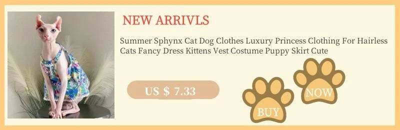 Cotton Sphinx Cat Dog Clothes For Small Puppy Hairless Cat Sweatshirt Clothing Stripe Pet Costume Kittens Jumpsuit Autumn Winter
