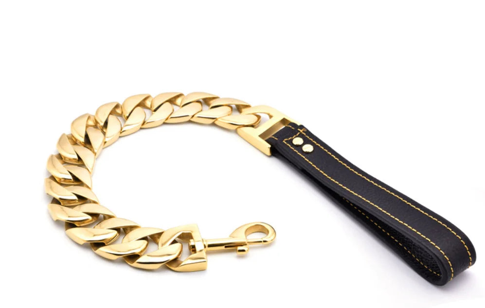 43mm Stainless Steel Large Dog Collar Bully Chain Dog Pet Collar Super Heavy Trainning High Polished Chain Rottweiler Pitbull
