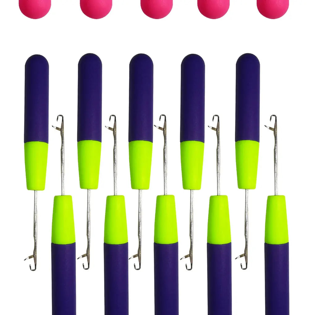 Jumbo Braiding Plastic Latch Crochet Hook Needle for Dreadlock Hair Weaving Extension Tool Knitt Making