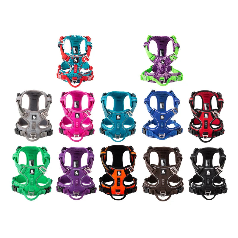 Truelove Dog Harness No Pull Vest Soft Adjustable Safety Harness For Dog Small Large Running Training French Bulldog Front Nylon