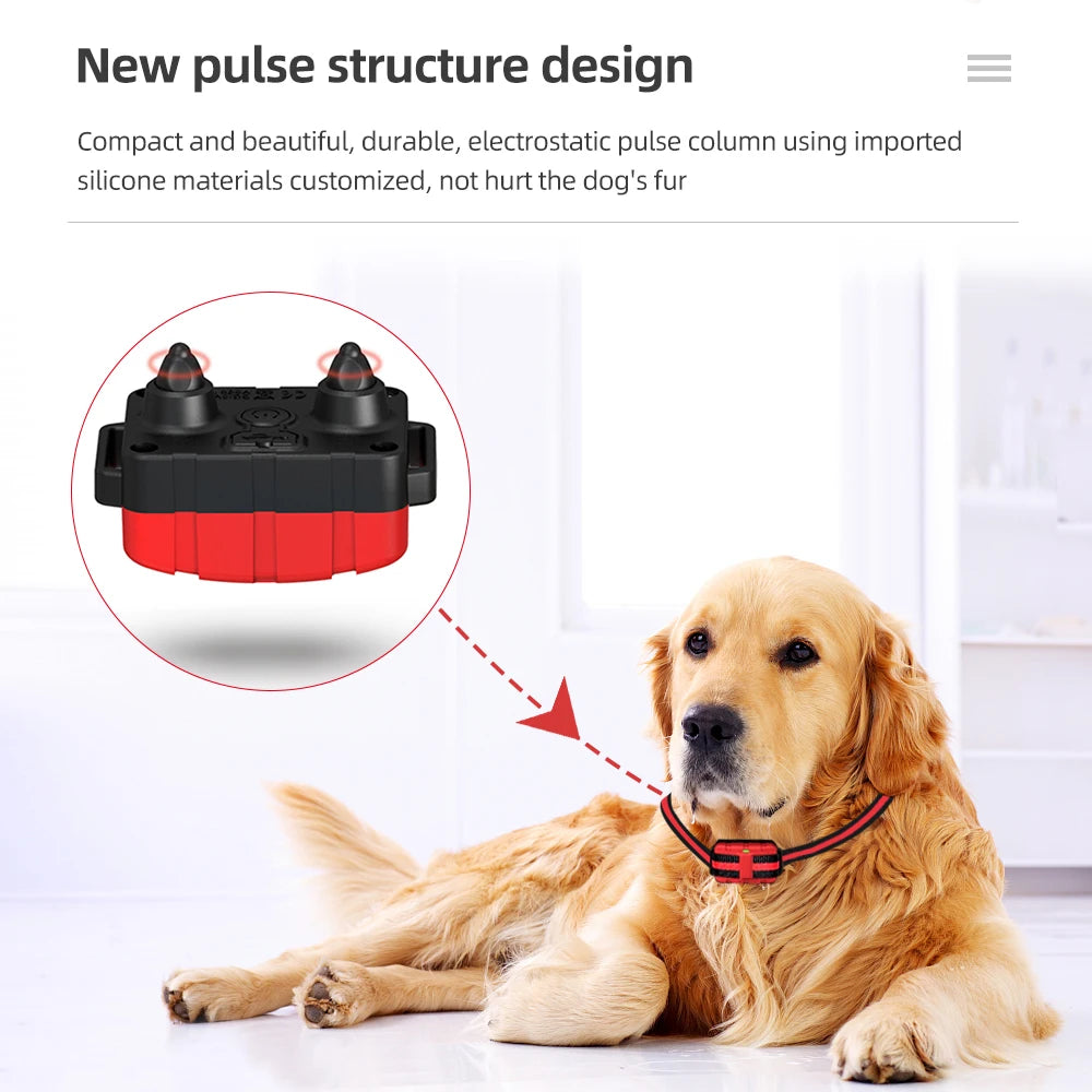 New 500m Waterproof Dog Training Collar Pet Remote Control Rechargeable Shock sound Vibration Dog Collar Remote Controller