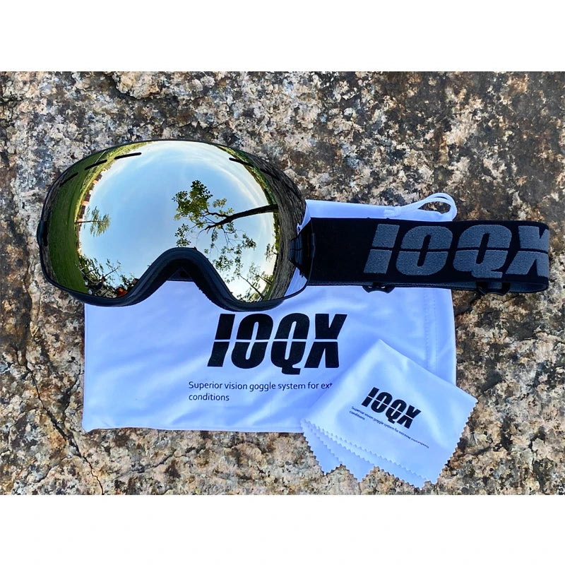 Snowmobile Ski Goggles Double Layers UV400 Anti fog Big Ski Glasses Skiing Snow Men Women Snowboard Goggles