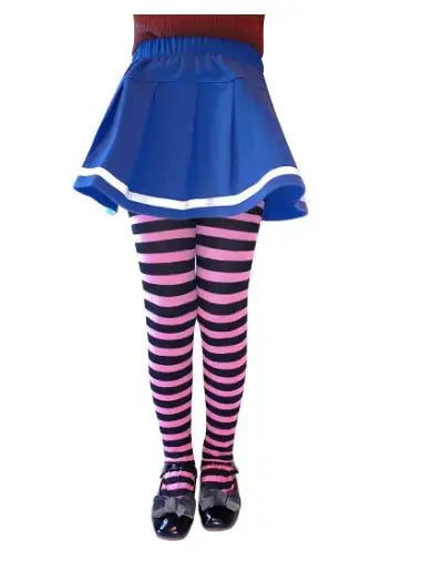 Halloween girl striped pantyhose holiday party costume props pantyhose