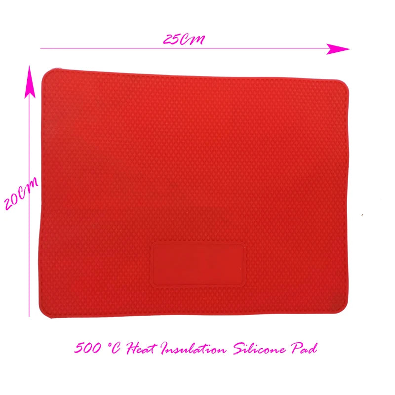 L-611 Hair Extension Iron Constant Heat Keratin Fusion Connector 500°C Heat Insulation Silicone Pad Hairdresser Tool Gift