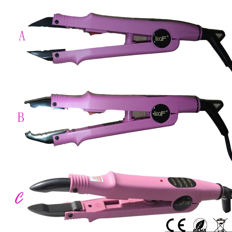L-611 Hair Extension Iron Constant Heat Keratin Fusion Connector 500°C Heat Insulation Silicone Pad Hairdresser Tool Gift