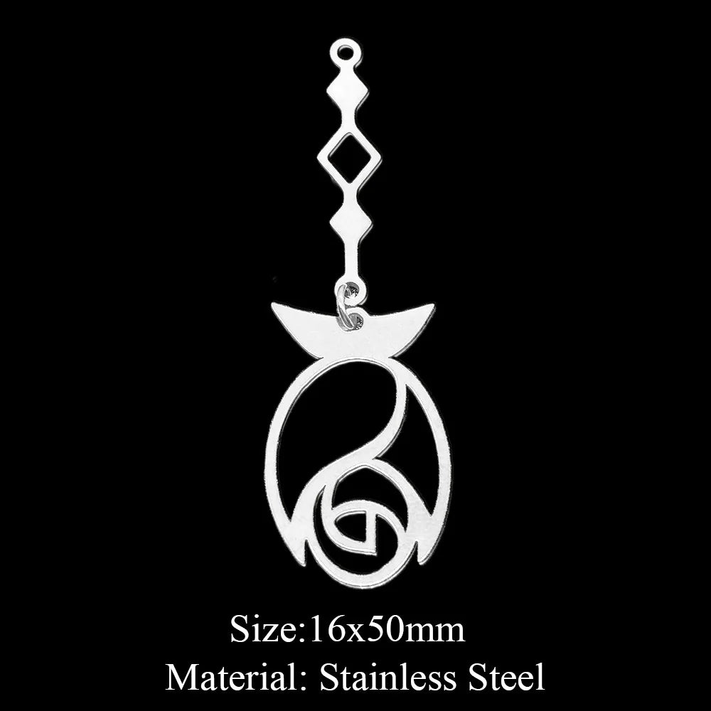 10pcs/lot Hollow Lotus Rose Flower DIY Charms 316 Stainless Steel Women Wholesale Jewelry Round Leaf Tassels Necklace Pendant