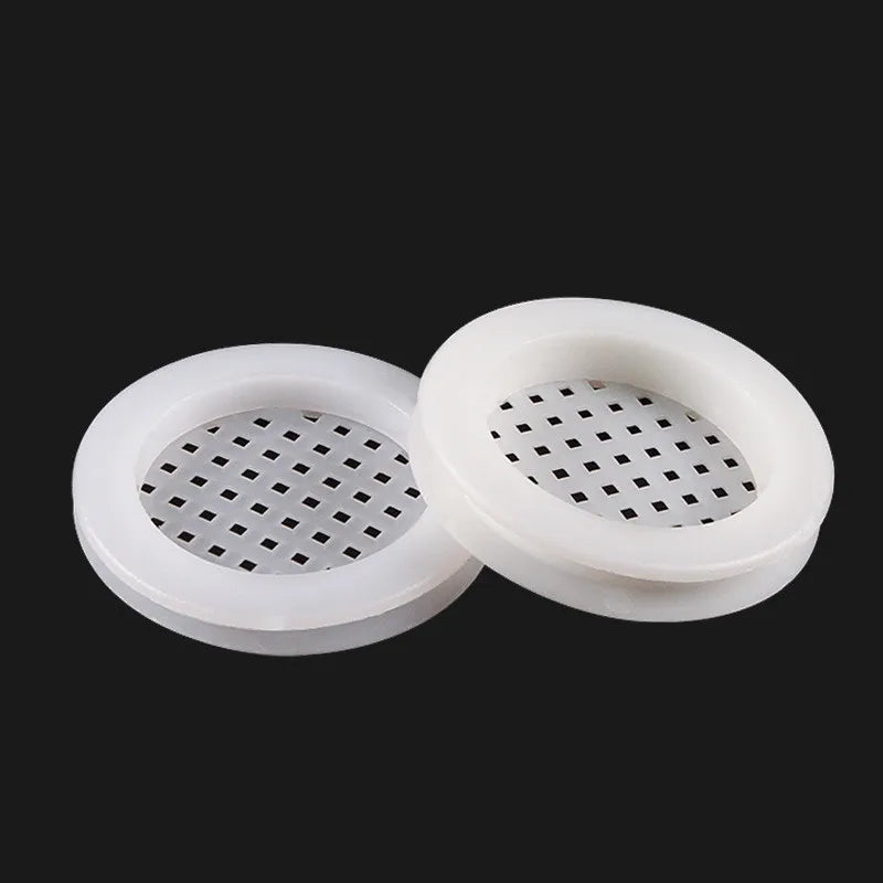 5/10pcs Air Vent Cover Plastic Round Louver Mesh Hole Plug Cabinet Grille Ventilation Systems Decorative Furniture Accessories