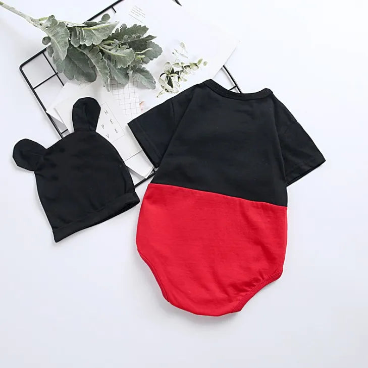 Summer Cartoon Baby Jumpsuits /Baby Cosplay Romper with Hat 3199