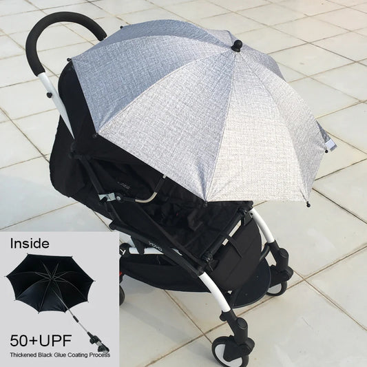 Universal 95% Baby Stroller Accessories UV Protection Umbrella 360 Degrees Adjustable Sunshade Sun Visor Canopy Cover