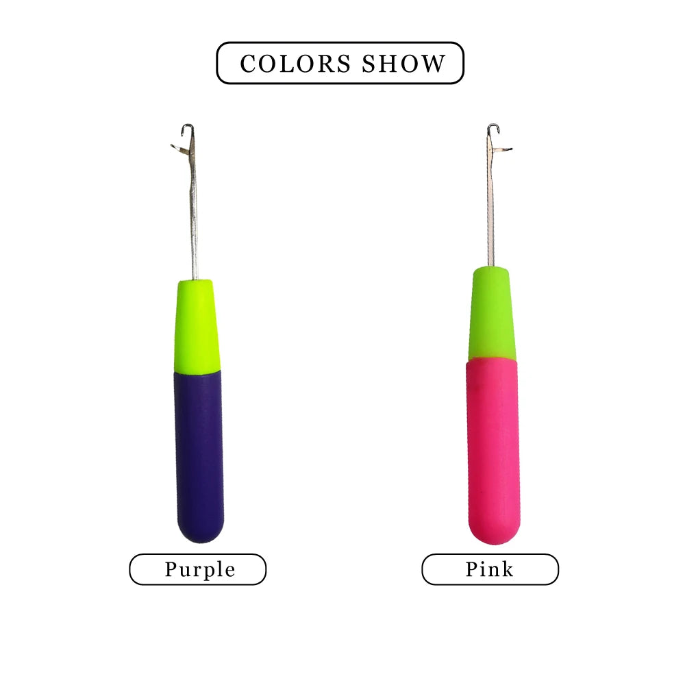Plastic Crochet Hook Needle for Hair Weaving Dreadlock Knit Hook Needle for Hair Weaving Crochet Needle Hook