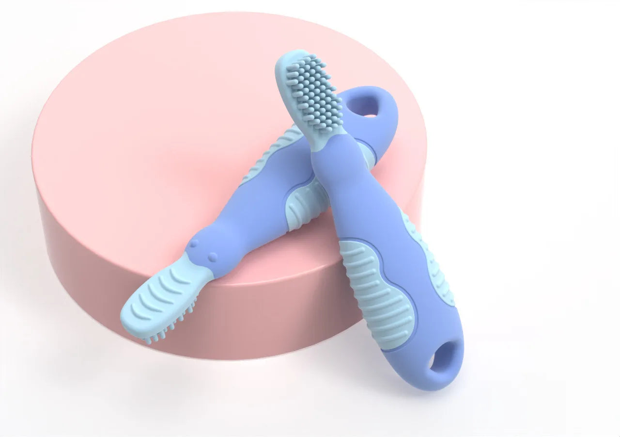 Silicone Soft Bristles Disposable Milk Teeth Care for 1-3 Years Old Infants and Toddlers