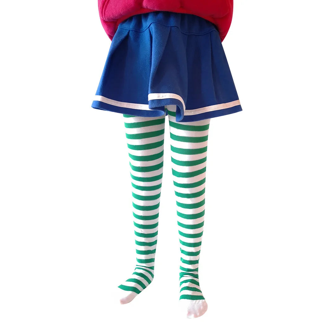 Halloween girl striped pantyhose holiday party costume props pantyhose